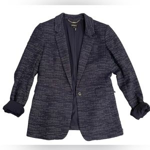 DKNY Navy (with Some White) Women’s Blazer, Size 10, NWT
